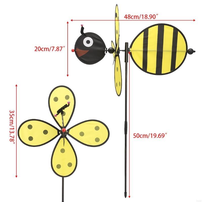 Kids Yard Toys - 76HF grand moulin à vent abeille