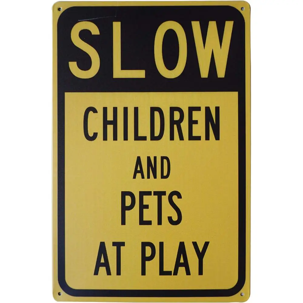 Kids Yard Toys - Signes de ralentissement pour enfants et
