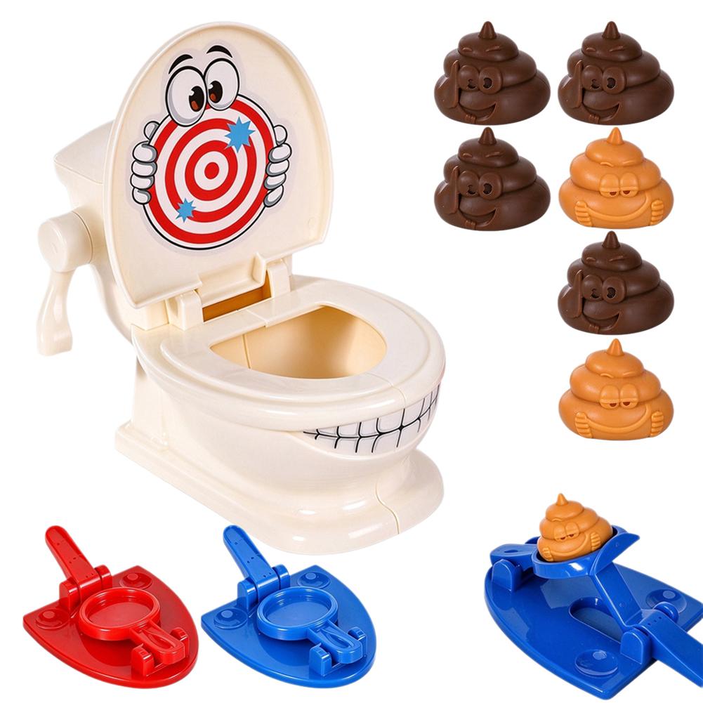 Catapult Launcher Toy - Mini jouet lance-crottes de toilette, anti-stress,