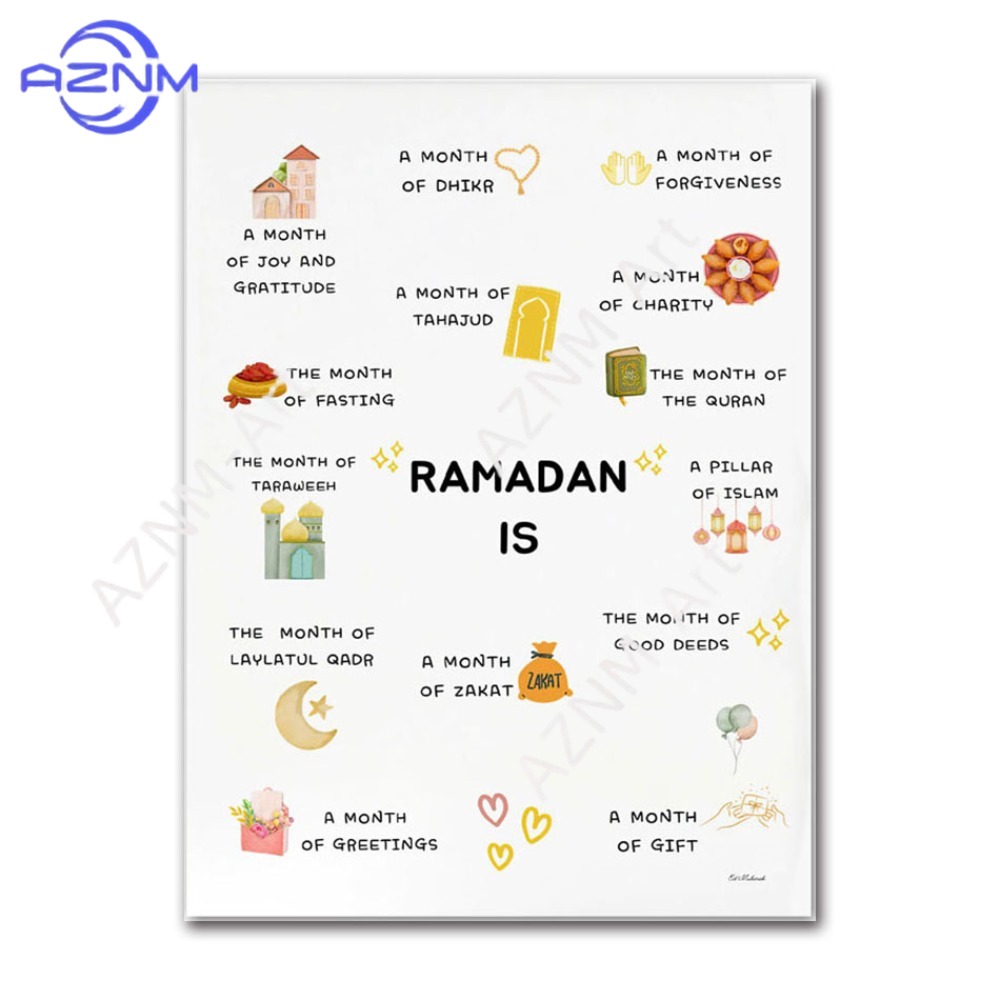 1/6 pièces, art mural islamiqu - Kids Quran Toys avis et prix